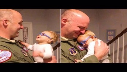 Precious Moments Cutest Babies Reaction To Dad Coming Home Funny Babie