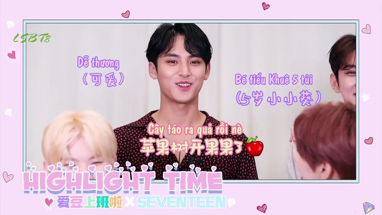 [KomorebiThe8-LSBT8]VIETSUB] 200916 - Phỏng vấn Sohu Korea SEVENTEEN 爱豆上班啦 Interview