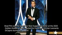Brad Pitt Roasts Leonardo DiCaprio Over ‘Titanic’ Raft During Golden Globes Spee