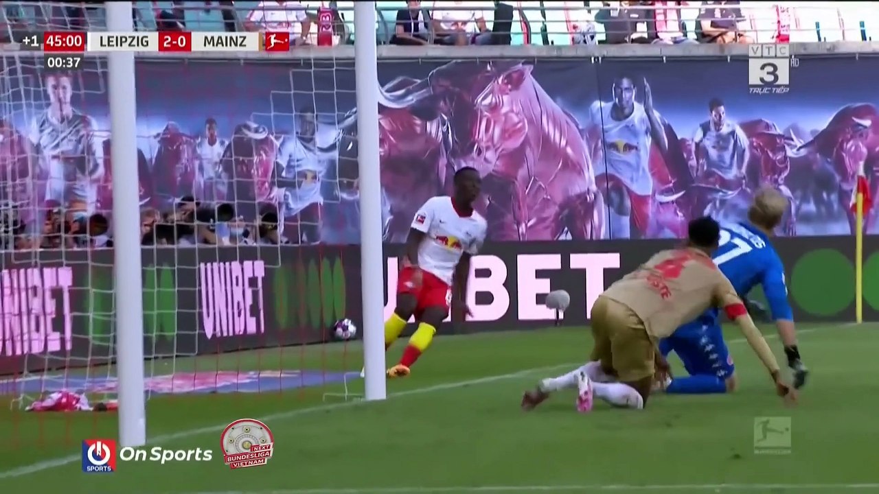 Highlights RB Leipzig - Mainz 05 - Miếng mồi ngon của thầy trò Nagelsmann - Vòng 1 Bundesliga 20-21