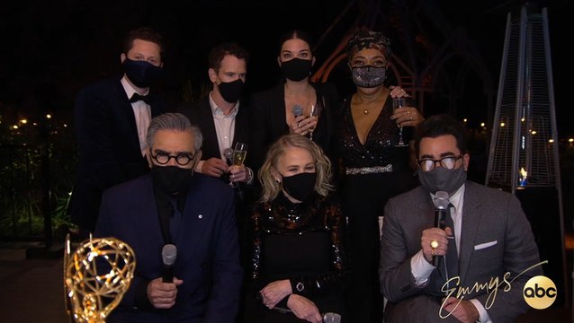 The Cast & Creators of Schitt's Creek's Emmy Press Conference