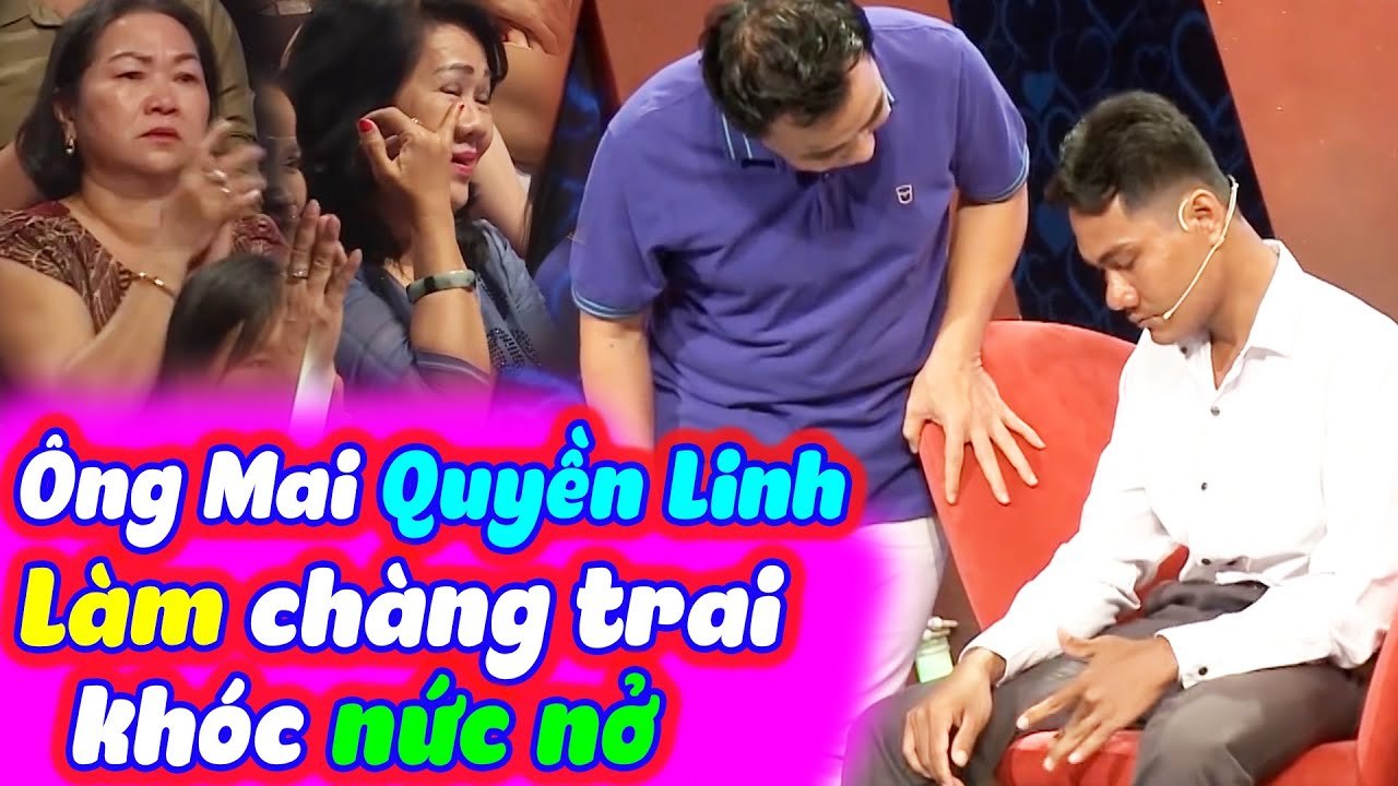 Ông Mai Quyền Linh Làm Chàng Bật Khóc Nức Nở Ngay Trên Sân Khấu Bạn Muốn Hẹn Hò | BMHH Tập 429