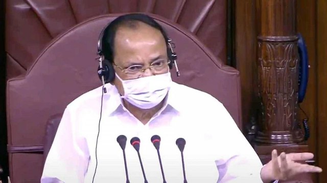 Rajya Sabha Chairman suspends 8 Opposition MPs for a week