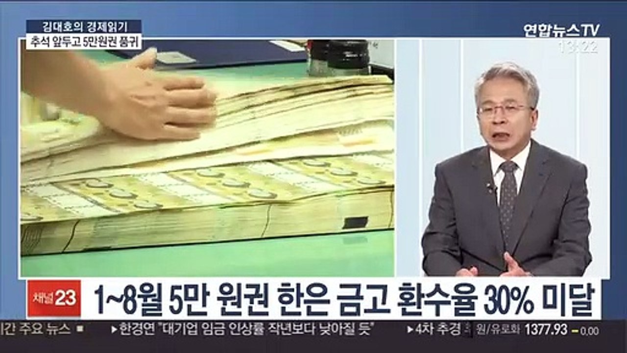 [김대호의 경제읽기] 3배 넘게 풀었지만 사라진 5만 원권…어디에?