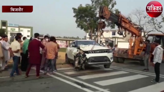 कार और बाइक की टक्कर, बाइक सवार की मृत्यु