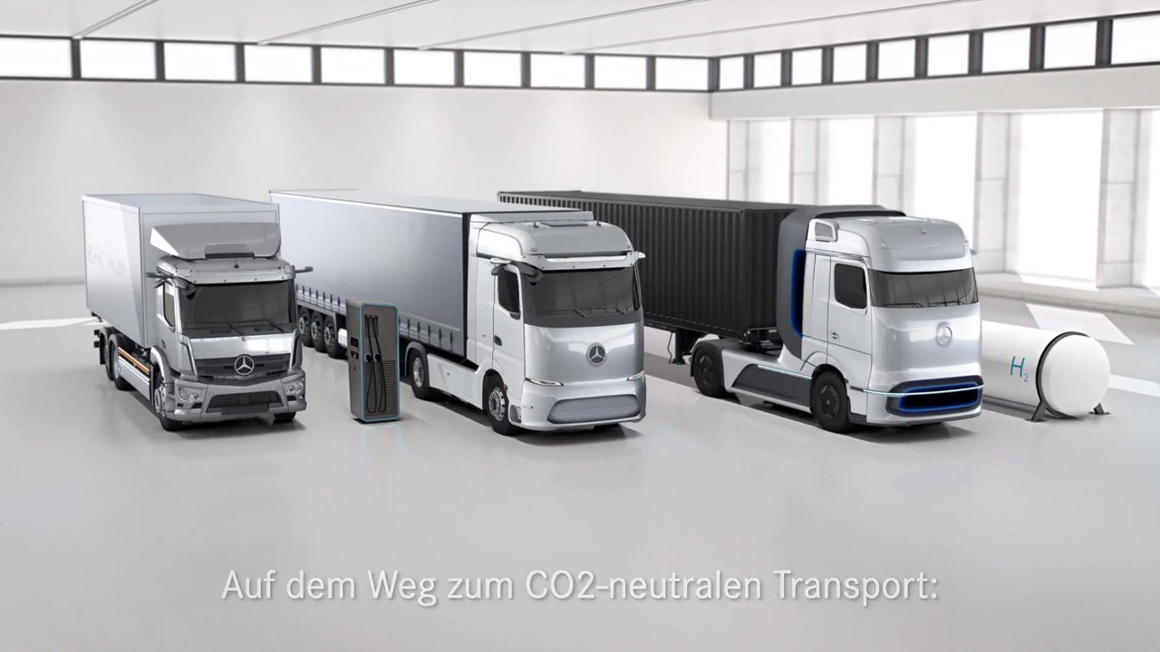 Weltpremiere Mercedes-Benz GenH2 Truck - Wie sich unsere CO2-neutralen Lkw perfekt ergänzen