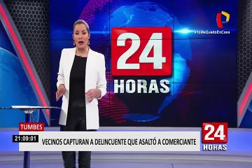 Tumbes: policía captura a 4 delincuentes antes de que asaltaran un camión