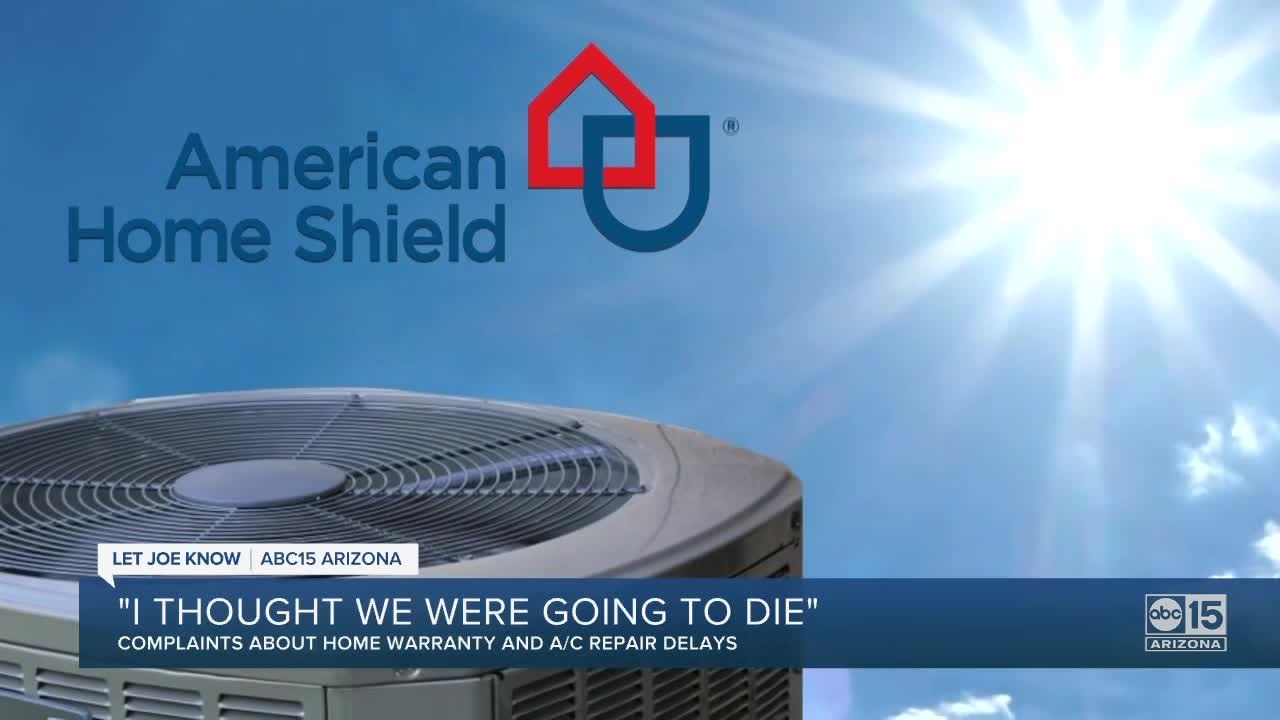 Complaints about home warranties and delayed A/C repairs