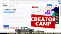 How to Register for YouTube Creator Camp 2020 | Online YouTube Creator Camp 2020 | Free to join camp