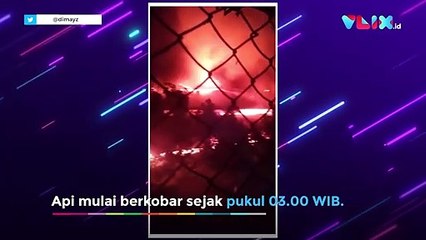 Api Mengamuk di Pasar Wage, Kios Pedagang Tak Bersisa