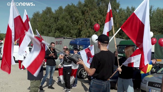 Польские байкеры солидарны с белорусами