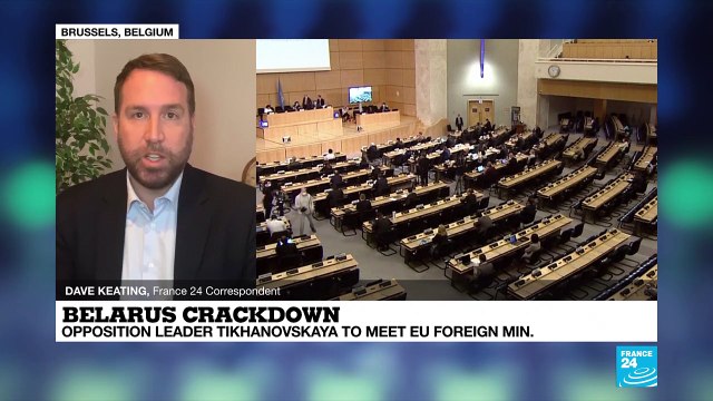 Belarus crackdown: Opposition leader Tikhanovskaya to meet EU foreign ministers