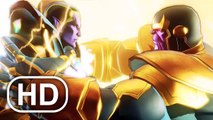 Thanos Kills His Son Thane Fight Scene 4K ULTRA HD - Marvel Ultimate Alliance 3