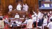 50 News: 8 Rajya Sabha MPs suspended for unruly behaviour
