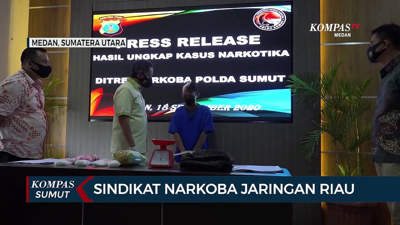 Polisi Tangkap Pengedar Narkoba Jaringan Riau-Medan