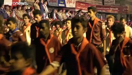 شاهد: الحوثيون يحتفلون بالذكرى السادسة للسيطرة على صنعاء