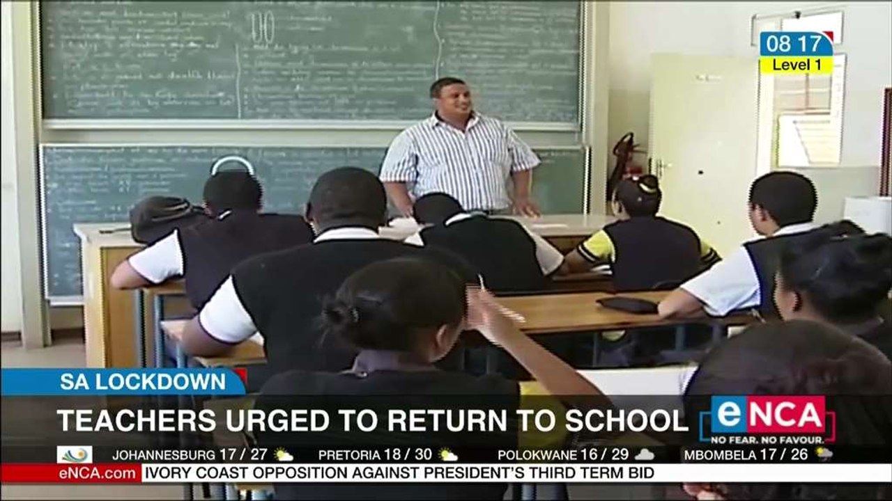 Teachers urged to return to school