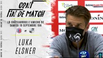Conférence de presse fin de match :  LB Châteauroux - Amiens SC,  Luka Elsner.