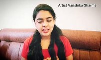 इंदौर: कलाकार वंशिका शर्मा ने ''एक मास्क अनेक ज़िंदगी अभियान'' को सार्थक बनाने की अपील की
