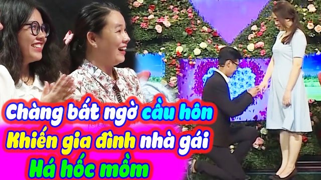 Cả Gia Đình Nhà Gái Há Hốc Mồm Với Màn Cầu Hôn Bất Ngờ Ngay Trên Bạn Muốn Hẹn Hò | BMHH Tập 487