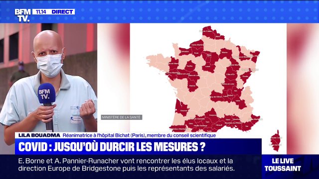 Lila Bouadma (membre du conseil scientifique): L'effort à faire pour modifier la pente épidémique est minime, c'est un taux de réduction des contacts de 15%