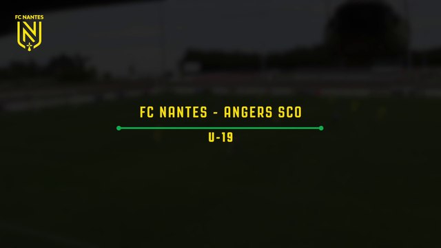U19. Les buts de FC Nantes - Angers SCO (1-1)