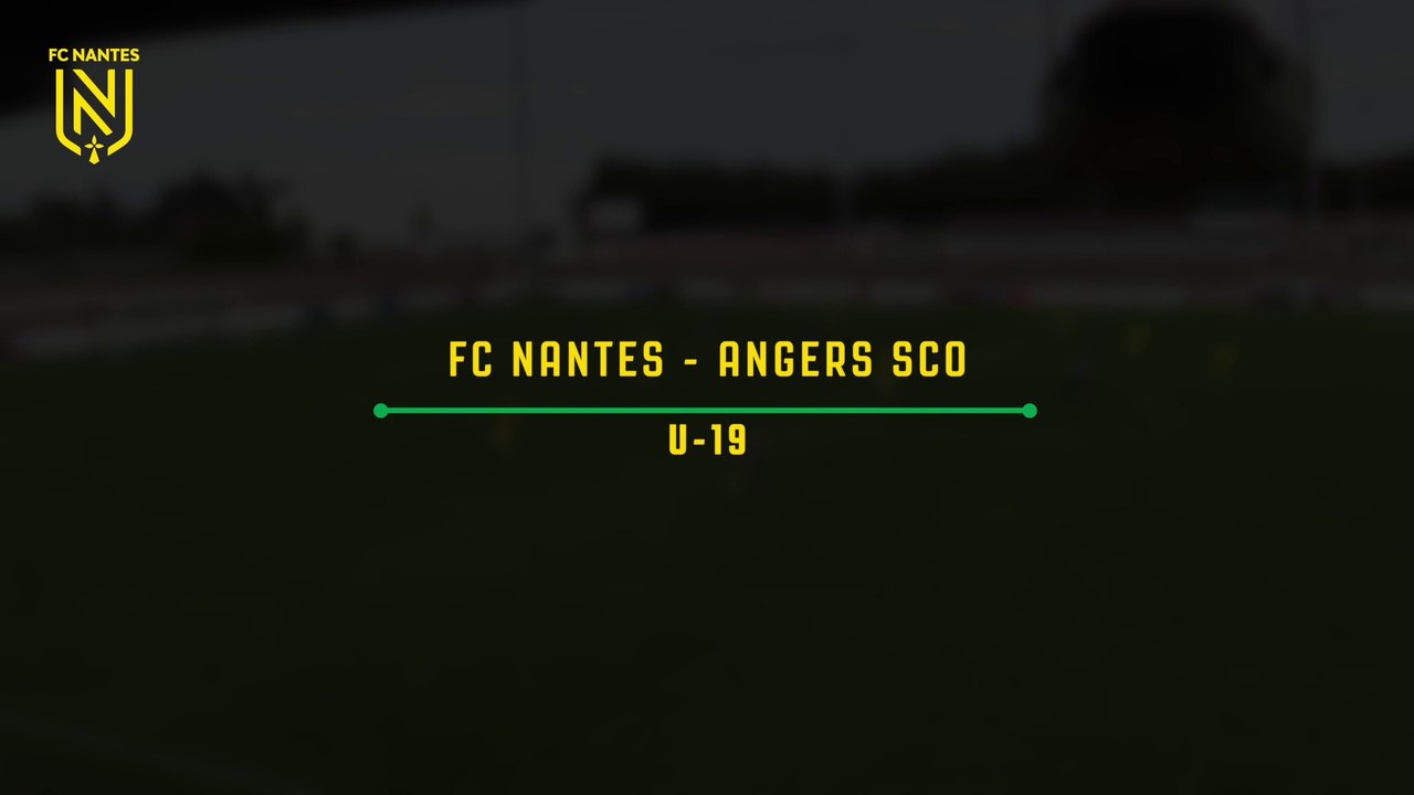 U19. Les buts de FC Nantes - Angers SCO (1-1)