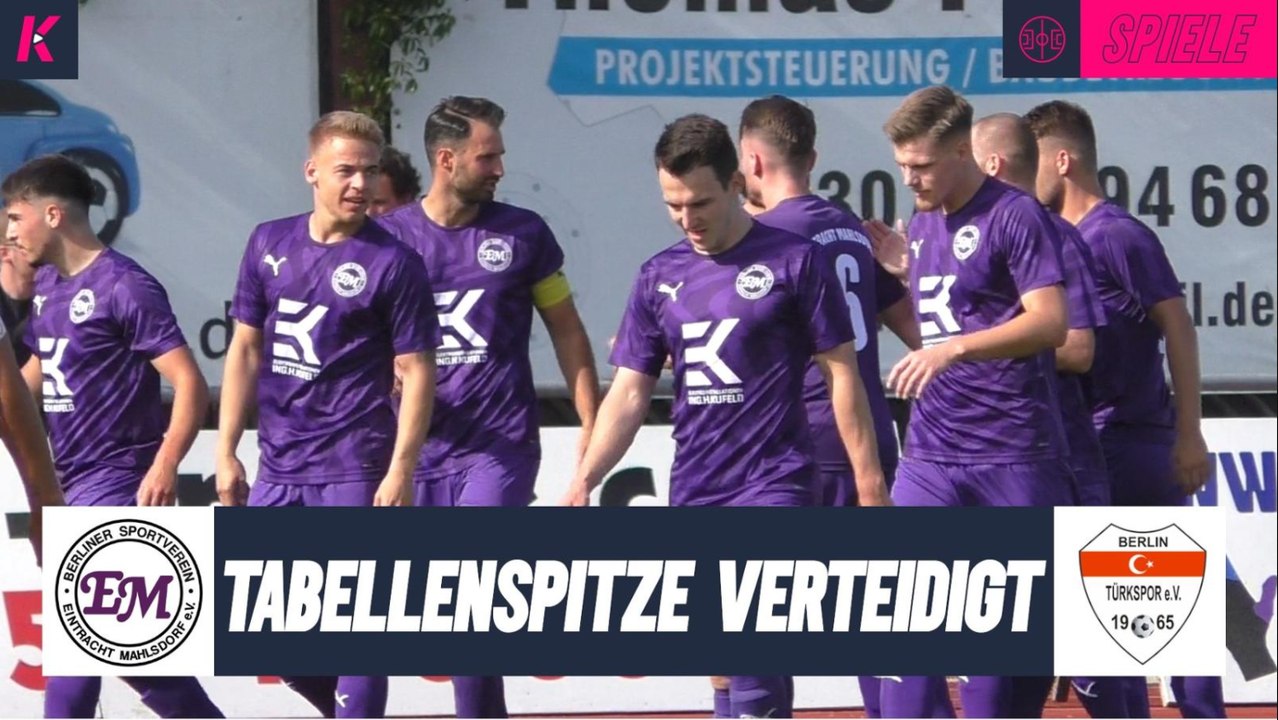 Türkspor-Traumtore und der doppelte Skade | Eintracht Mahlsdorf - Berlin Türkspor (6. Spieltag, Berlin-Liga)