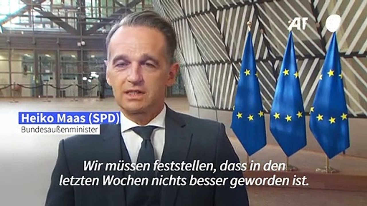 Maas erwägt Sanktionen gegen Lukaschenko