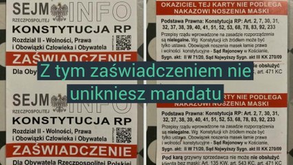 Z tym zaświadczeniem nie unikniesz mandatu