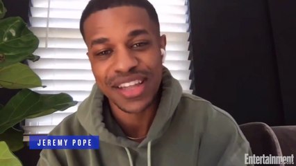 Jeremy Pope on Being "Anxious" to Film His First 'Hollywood' Scene