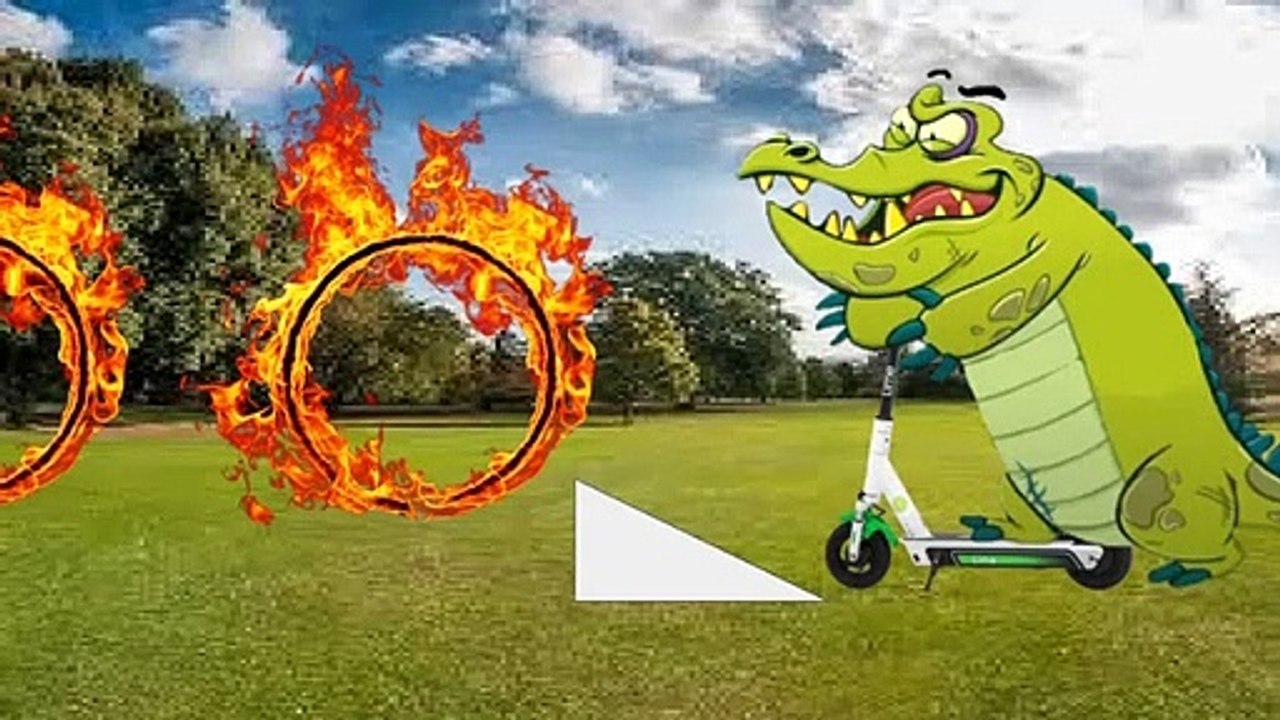 Cranky's Flaming Hoop Challenge!!!