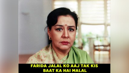 What does Farida Jalal regrets to this day