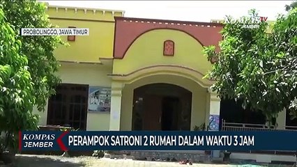 Perampok Satroni 2 Rumah Warga dalam Waktu 3 Jam