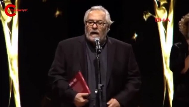 Rutkay Aziz'den onur ödülü konuşması