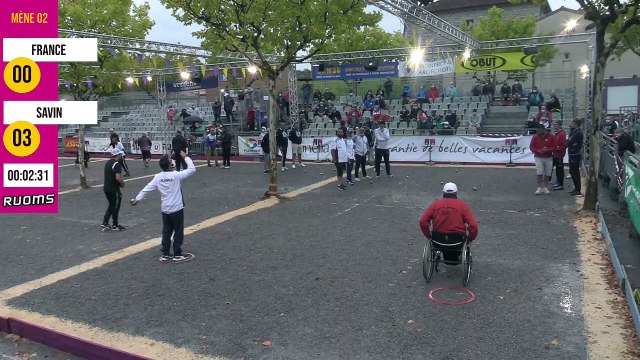 128e FRANCE vs SAVIN : International à pétanque de RUOMS septembre 2020