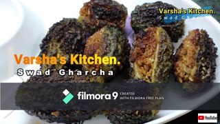 Crispy Bitter Gourd भरली कारली-Varsha's Kitchen स्वाद घरचा.