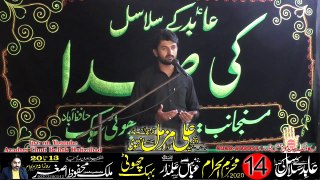 Zakir Syed Ali Muzamil Mandi Bhawal Deen 14th Muharam 1442 2020 Choti Behak Hafizabad