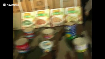 Indian armed forces send supplies to remote area near Chinese border ahead of winter