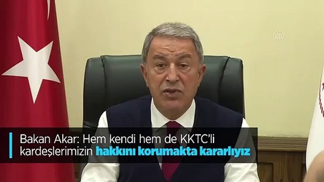 Bakan Akar'dan Yunanistan ile görüşme öncesi kritik açıklama