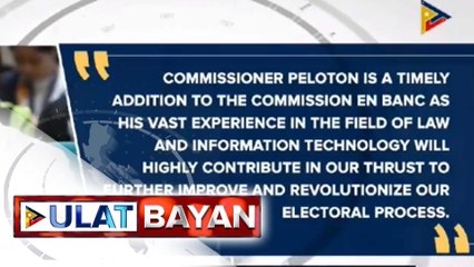 Bagong Commissioner ng COMELEC, pinangalanan ni Pres. #Duterte