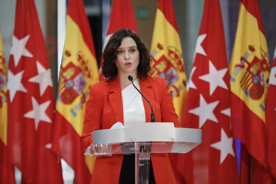 El lapsus de Ayuso cuando nombra las zonas con restricciones