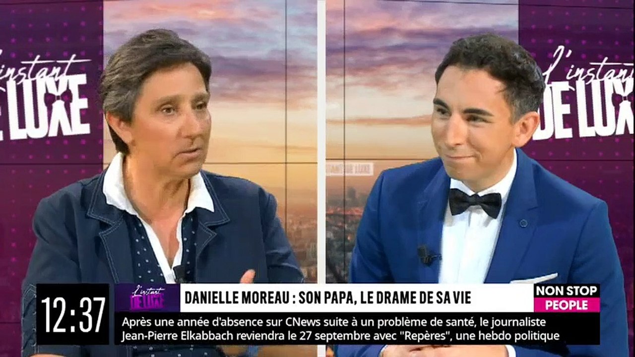 Danielle Moreau dans "L'Instant de Luxe" lundi 21 septembre 2020 évoque Cyril Hanouna - Non Stop People