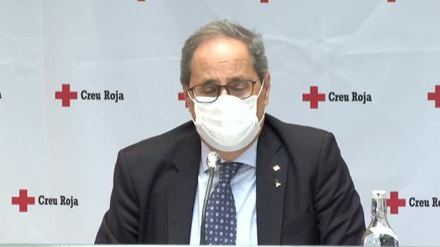 Quim Torra pide a los catalanes que no viajen a Madrid