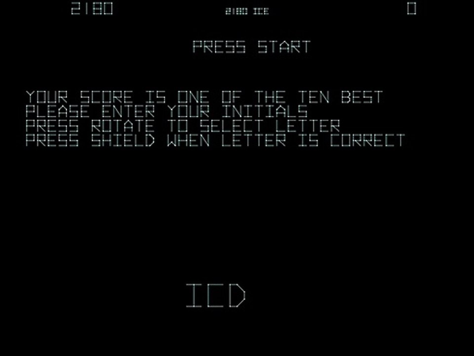 MAME (Asteroids Deluxe) Atari 1980