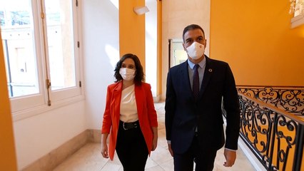 Sánchez y Ayuso pactan un espacio de colaboración y harán "lo que sea" para frenar la pandemia