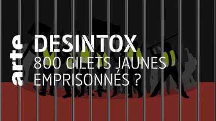 800 Gilets jaunes emprisonnés ? | 21/09/2020 | Désintox | ARTE