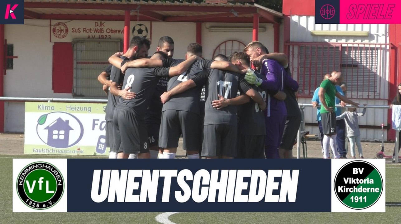 Spannung im Verfolgerduell | VFL Kemminghausen - BV Viktoria Kirchderne ( Bezirksliga Staffel 9)