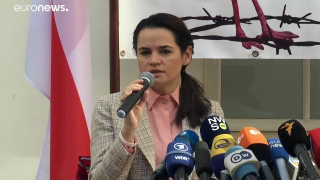Tsikhanouskaya em Bruxelas para influenciar decisão sobre sanções