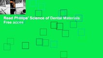 Read Phillips' Science of Dental Materials Free acces